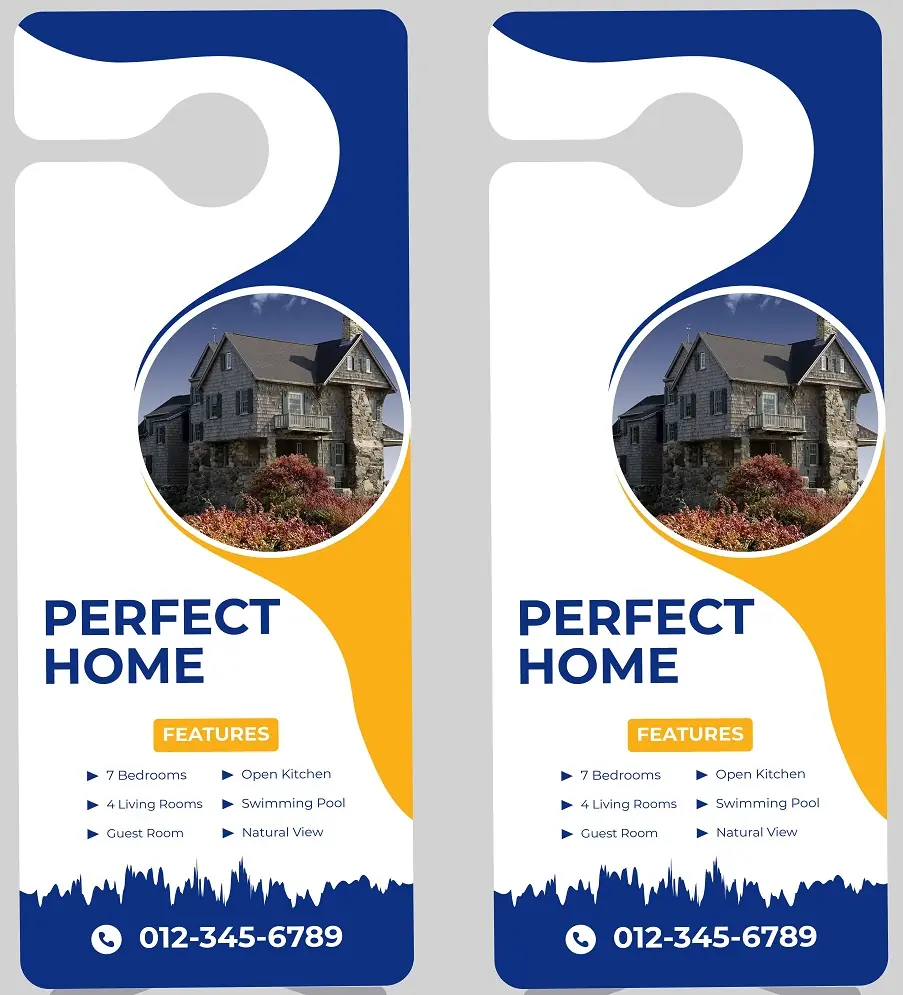 Heating & Air Conditioning Door Hanger 261