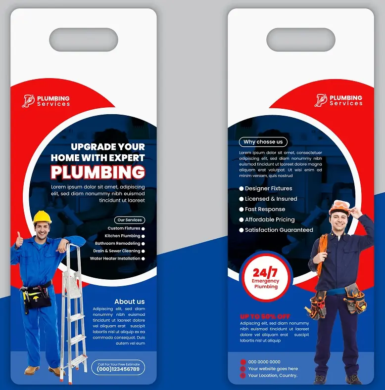 Heating & Air Conditioning Door Hanger 151